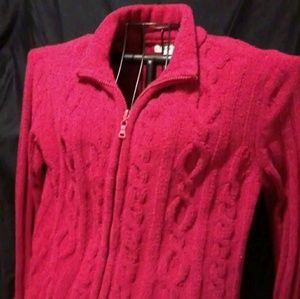 Nicole Ricci Red Sweater